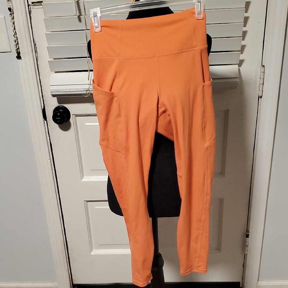 Fabletics Vibrant Orange Leggings